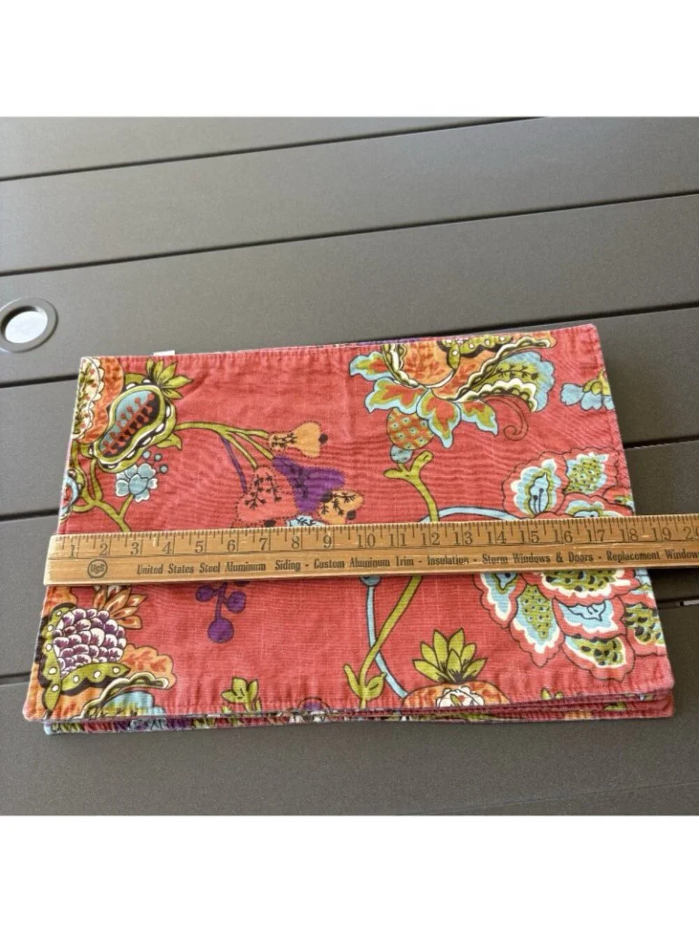 Set Of 7 Jacobean Placemats WORLD MARKET Paisley & Flowers Tatiana Washable